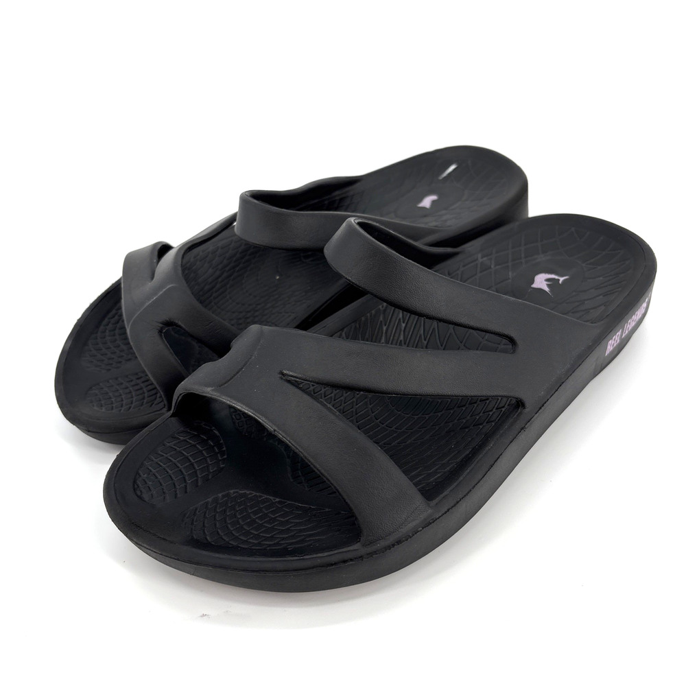 Reel Legends Sandals Womens 7 Black Bahama III Comfort Slip-on - Picture 7 of 7